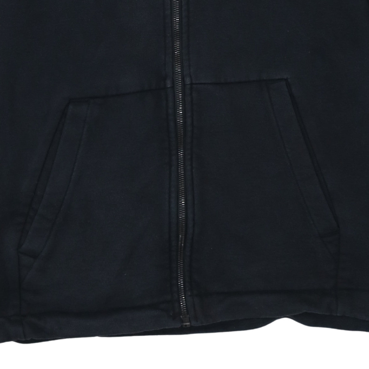 Nike Men's Black Full Zip Hoodie Size L Classic Fleece Sweatshirt