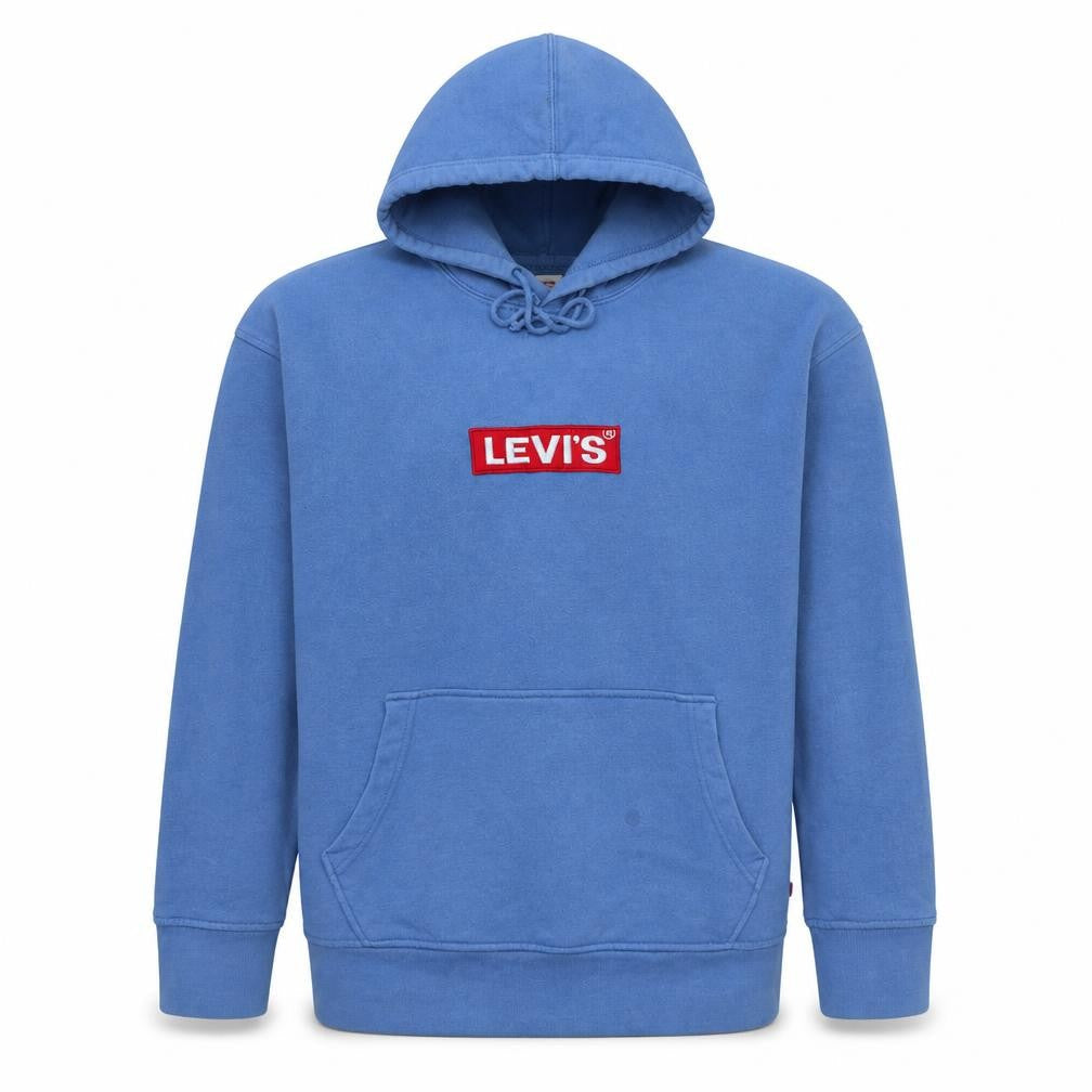 Levi's Men's Blue Relaxed Fit Pullover Hoodie Size M