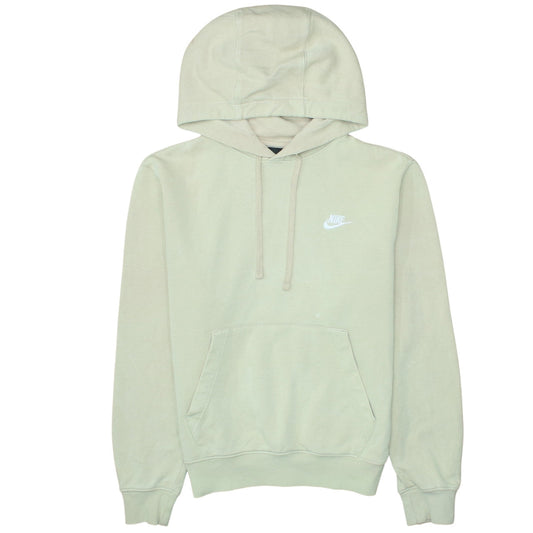 Nike Women's Beige XS Pullover Hoodie with Logo Detail