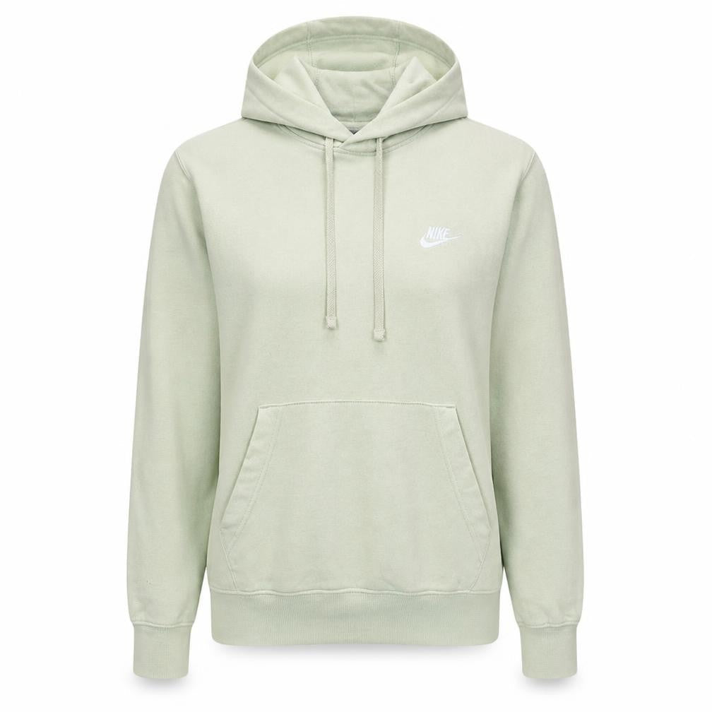 Nike Women's Beige XS Pullover Hoodie with Logo Detail