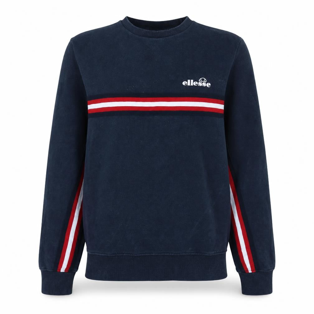 Ellesse Womens Navy Blue Crew Neck Pullover Sweatshirt UK 10