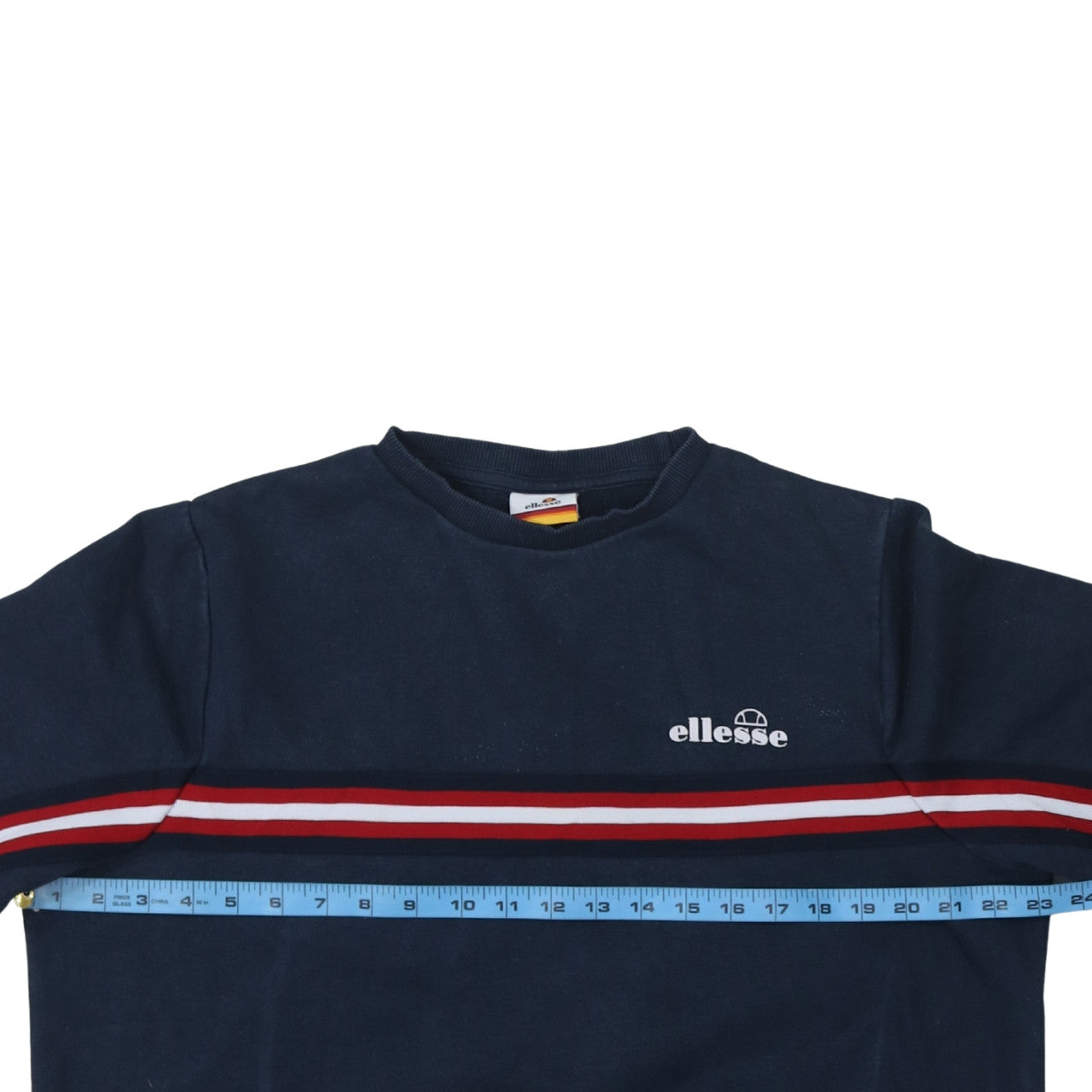 Ellesse Womens Navy Blue Crew Neck Pullover Sweatshirt UK 10