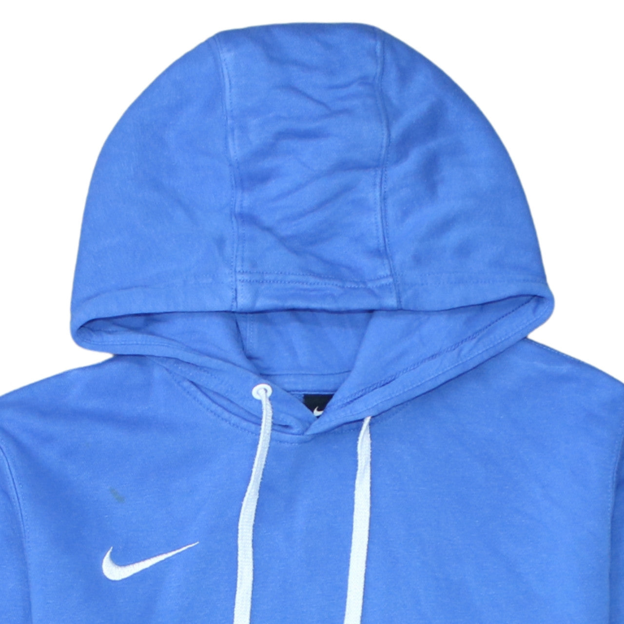Nike Men Blue Pullover Hoodie M Fleece Sports Logo
