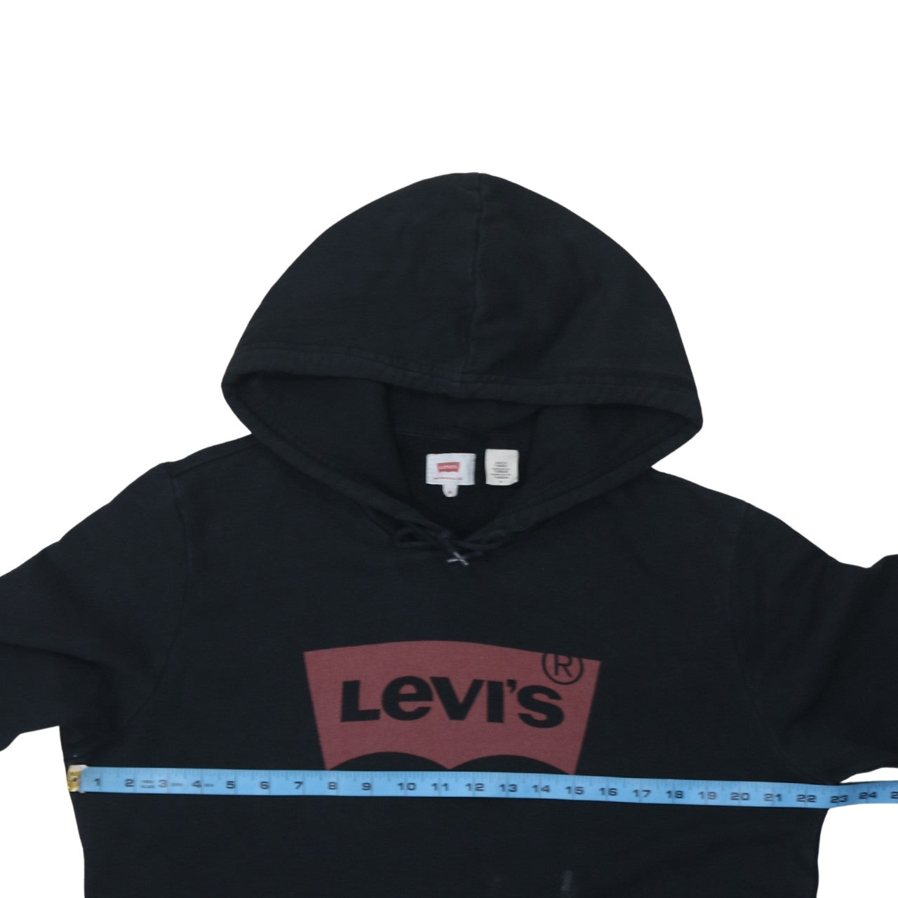 Levi's Men's Black Pullover Hoodie M Classic Logo Graphic Sweatshirt