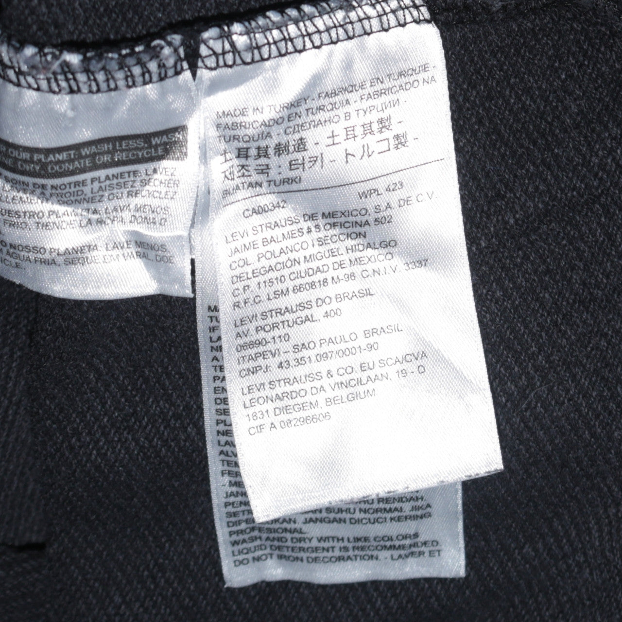 Levi's Men's Black Pullover Hoodie M Classic Logo Graphic Sweatshirt