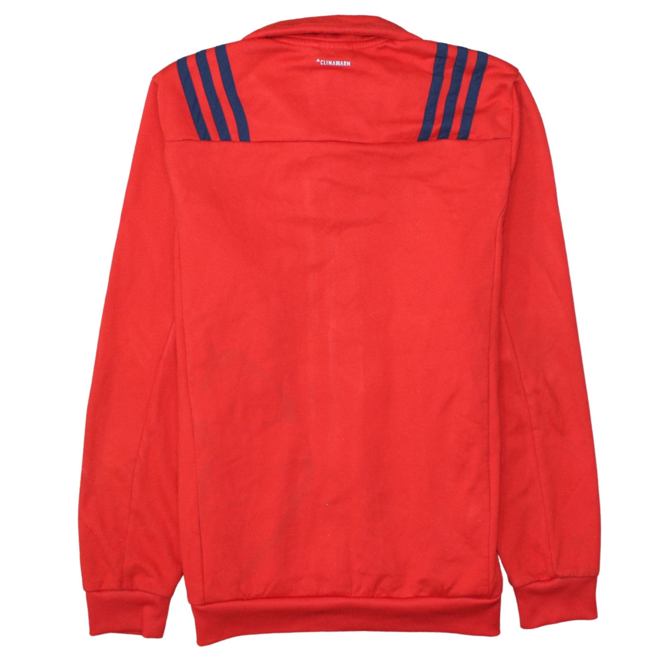 Adidas Men’s Red Munster Rugby Full Zip Fleece Sweatshirt L
