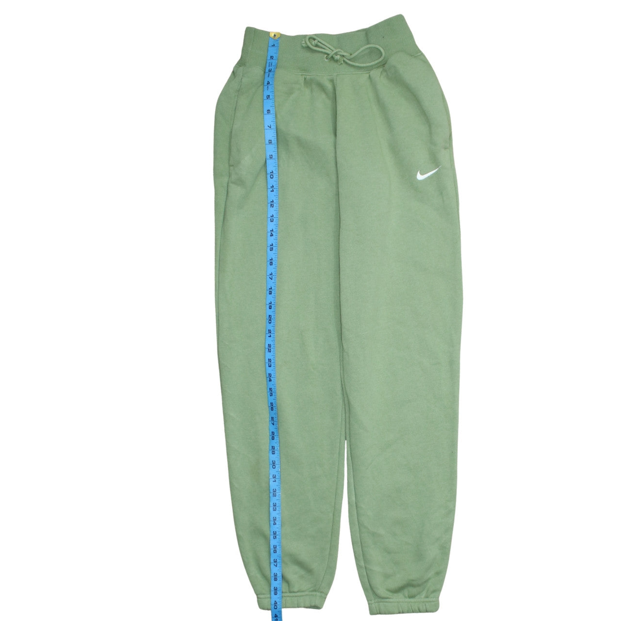 Nike Women's Green XS Fleece Sweatpants with Logo