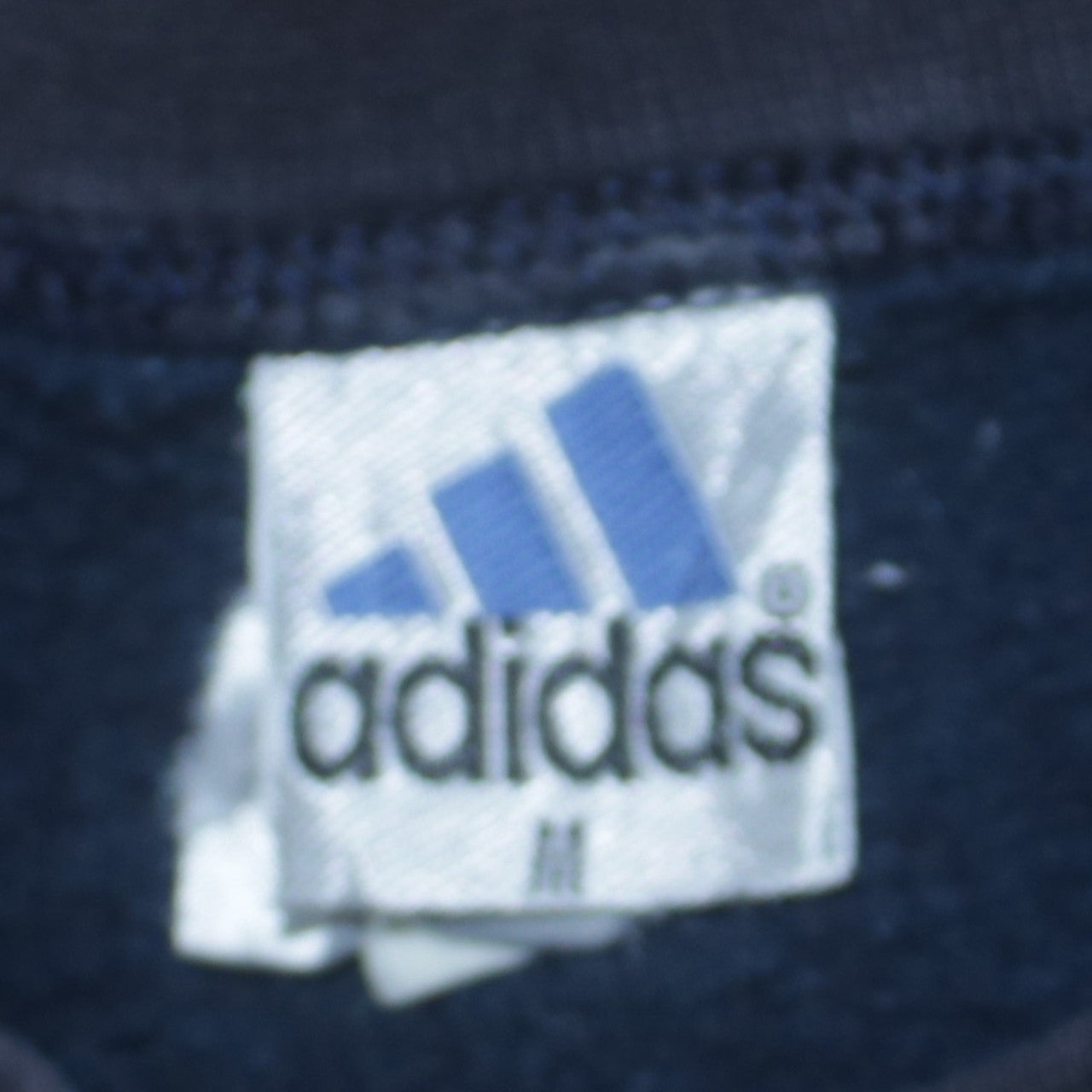 Adidas Mens Blue Crew Neck Pullover Sweatshirt Size M