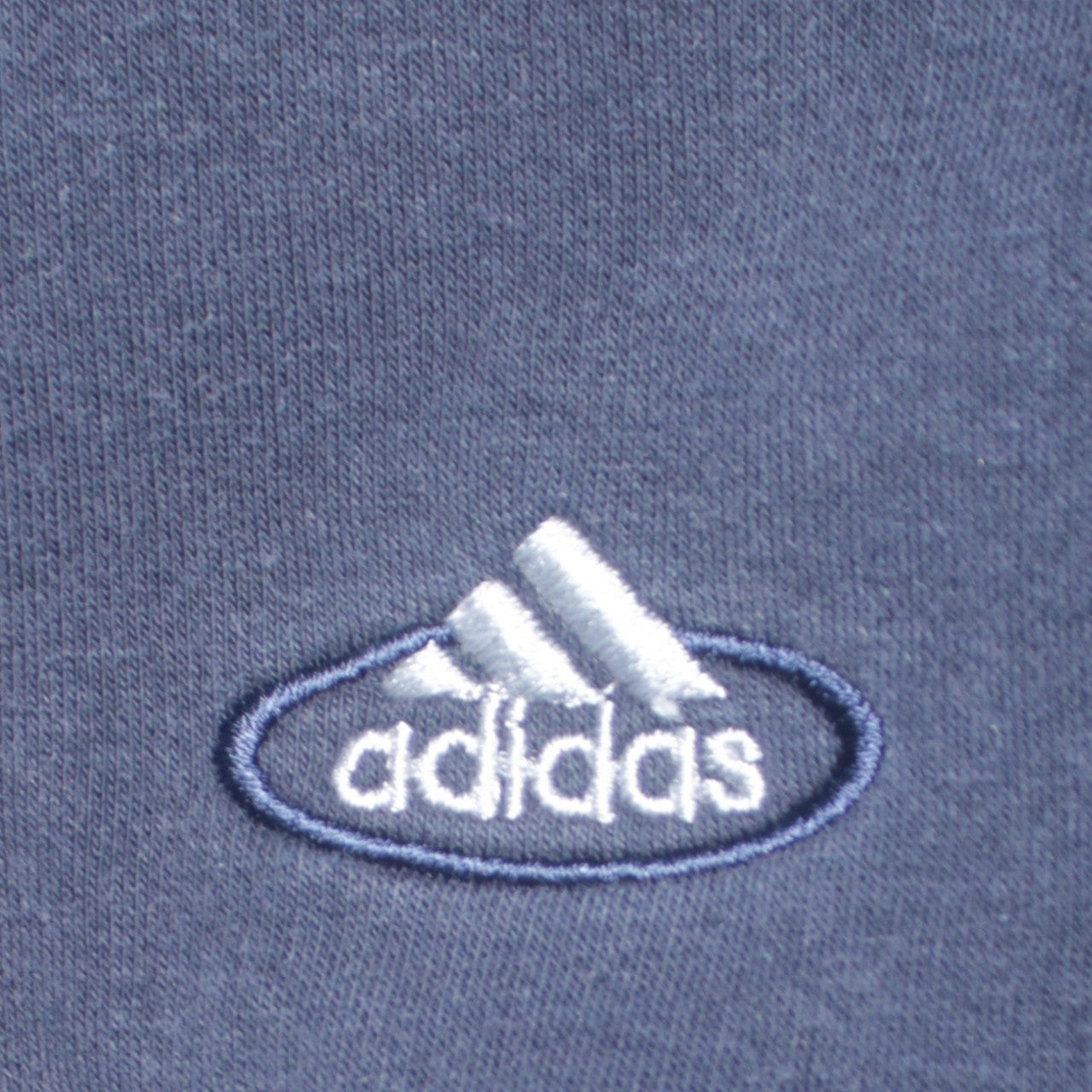 Adidas Mens Blue Crew Neck Pullover Sweatshirt Size M