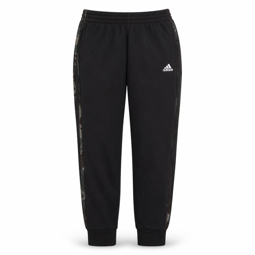 Adidas Womens Black Jogger Trousers M Elastic Waist Fleece Sports Pants