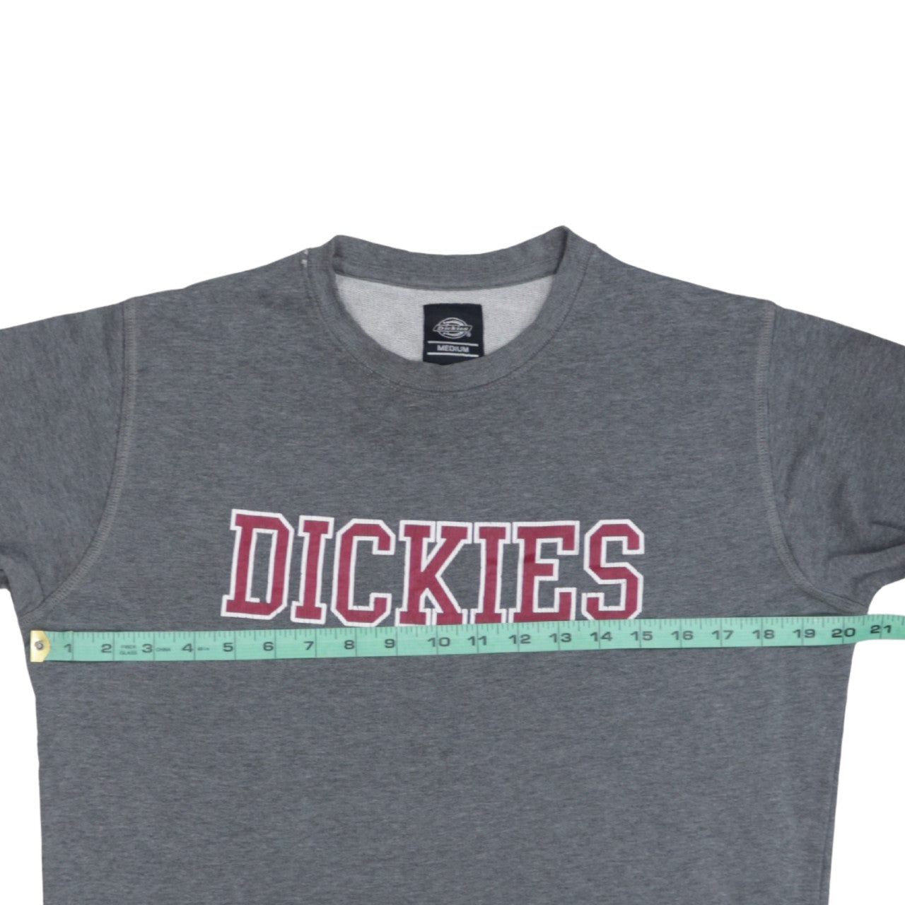 Dickies Men's Grey Logo Pullover Sweatshirt Medium
