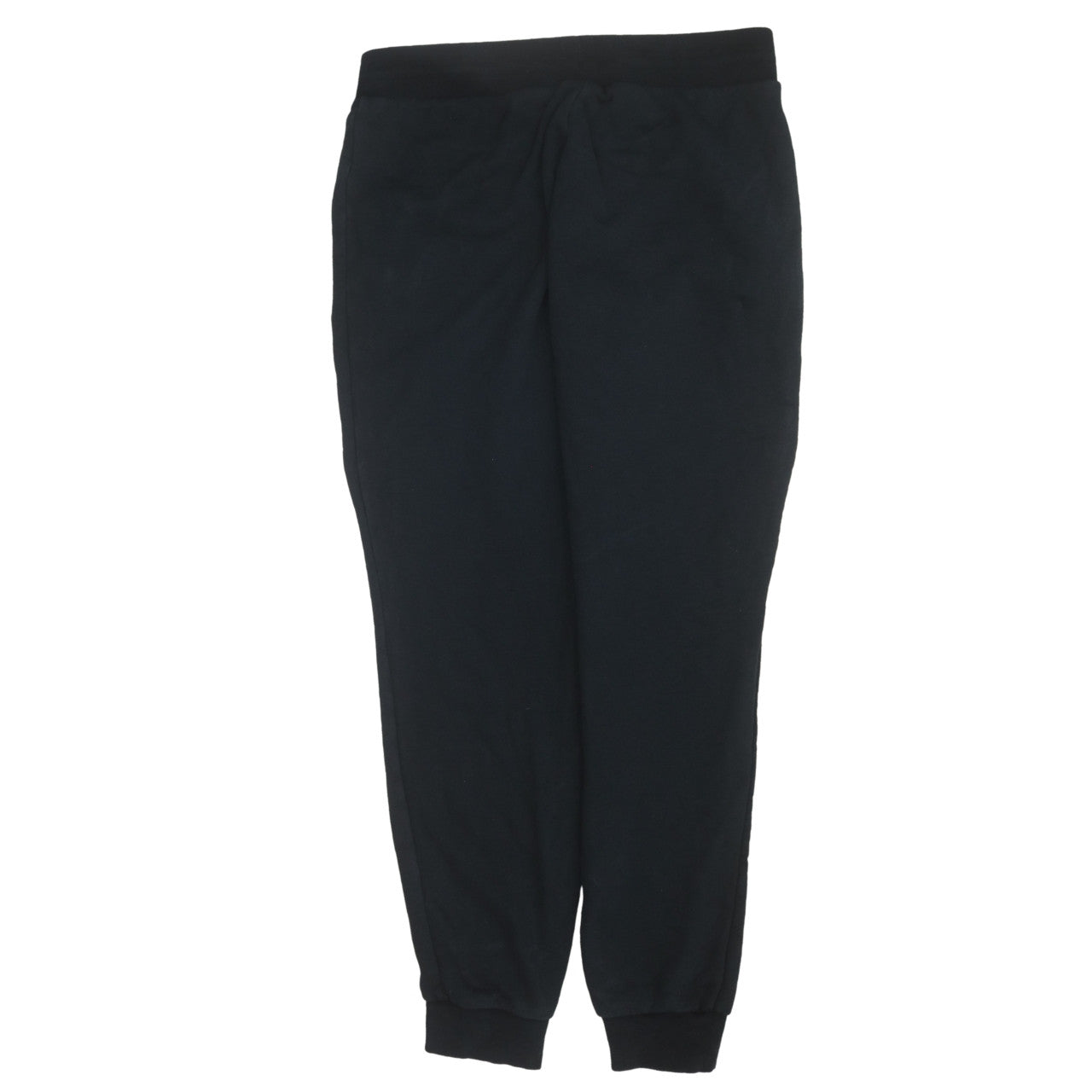 adidas Womens Black Jogger Sweatpants L Fleece Comfort Tapered Fit
