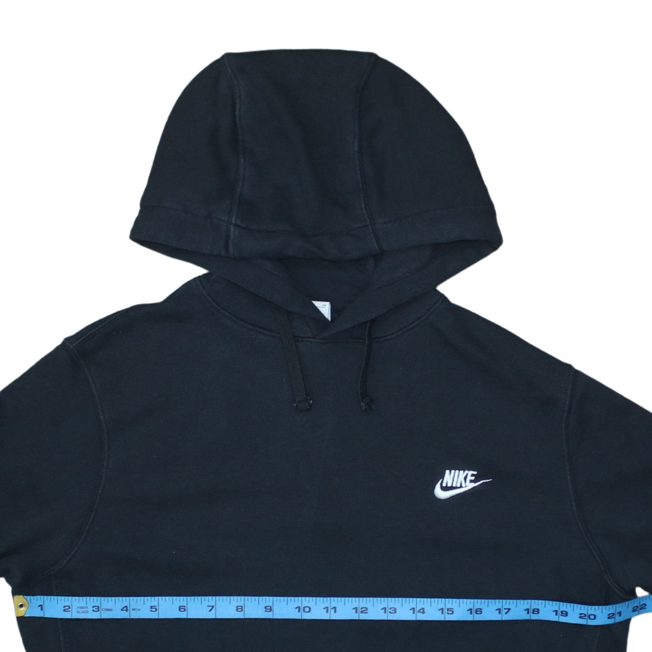 Nike Men's Black Pullover Hoodie Small Fleece Logo Sweatshirt