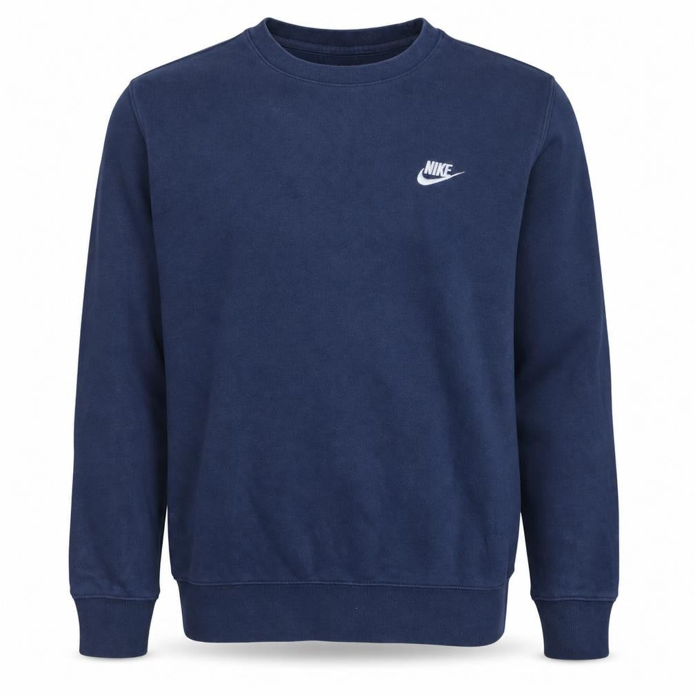 Nike Men's Blue Small Crew Neck Pullover Sweatshirt