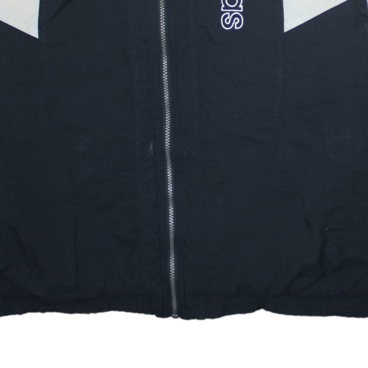 adidas Mens Black Hooded Retro 90s Puffer Jacket Size M