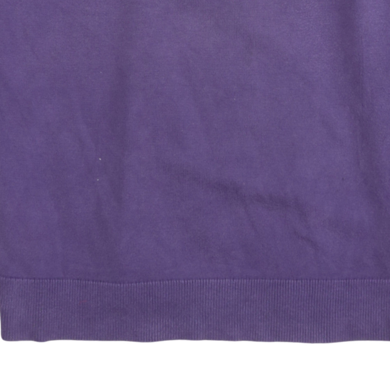 Tommy Hilfiger Men's Purple XL V-Neck Cotton Jumper