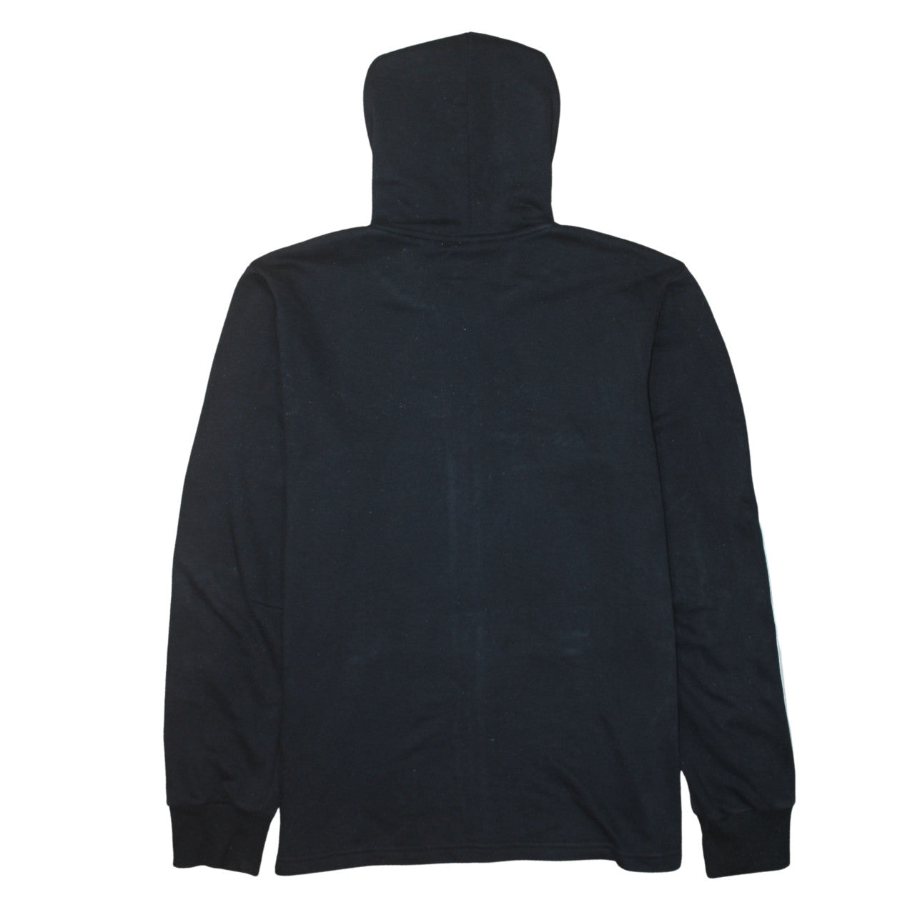 Adidas Boys Black Full Zip Hoodie 15-16 Years Classic Hooded Jacket