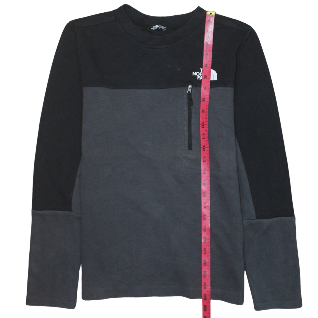 The North Face Men's Black Grey Pullover Sweatshirt Size M Outdoor