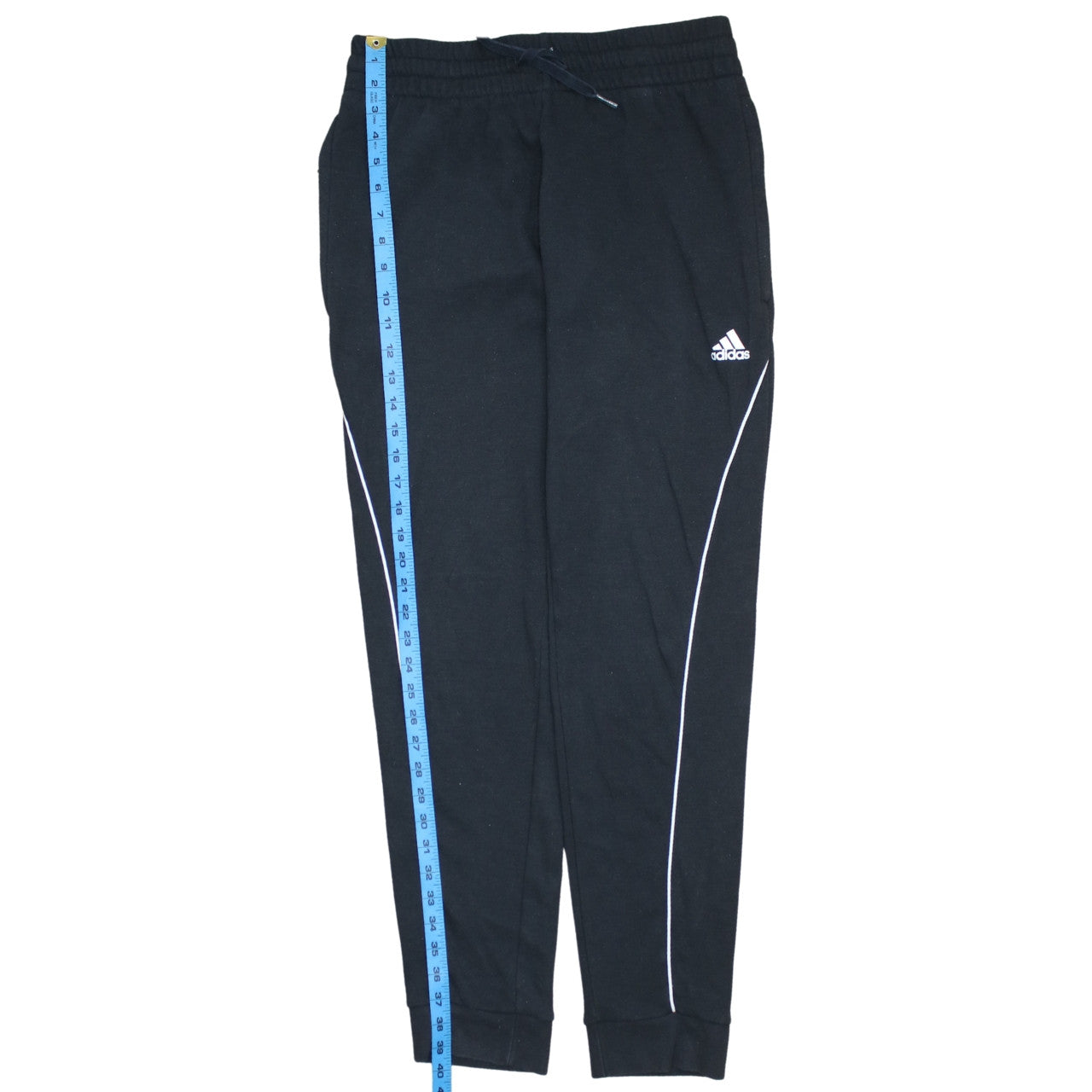 Adidas Men Black Jogger Trousers S Regular Fit Casual Sportswear