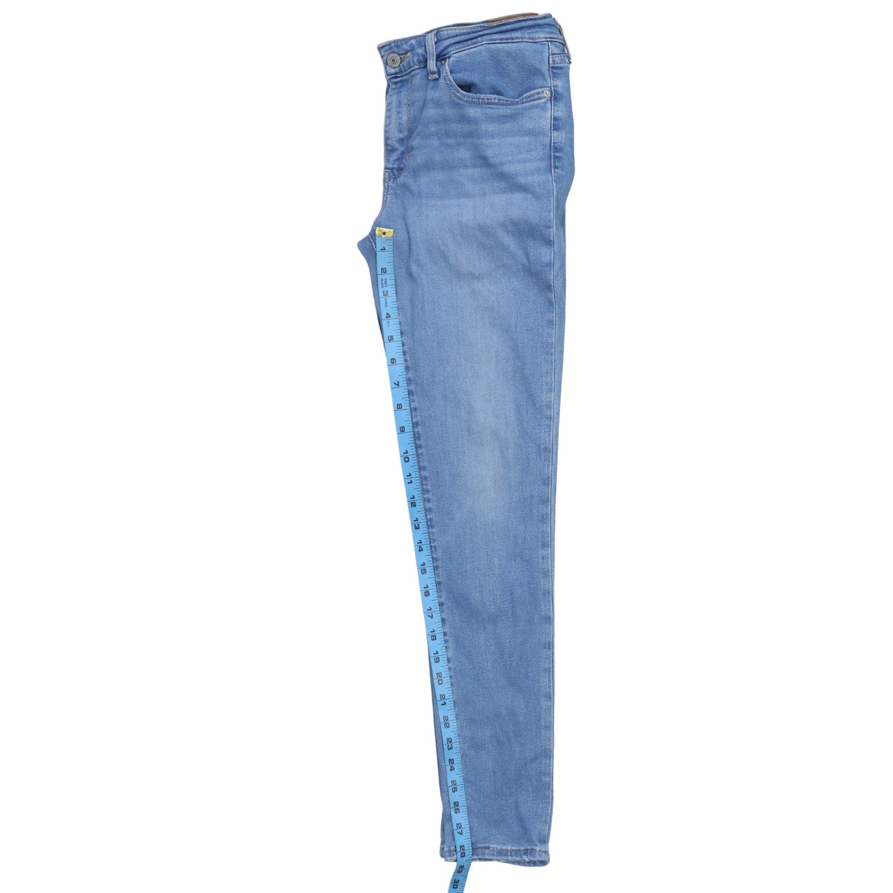Levi's Women's Blue 711 Skinny Mid Rise Stretch Jeans Size 28