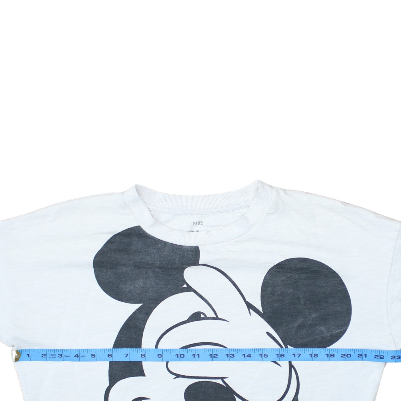 Marks and Spencer Women White Mickey Mouse Disney Sweatshirt Size 10
