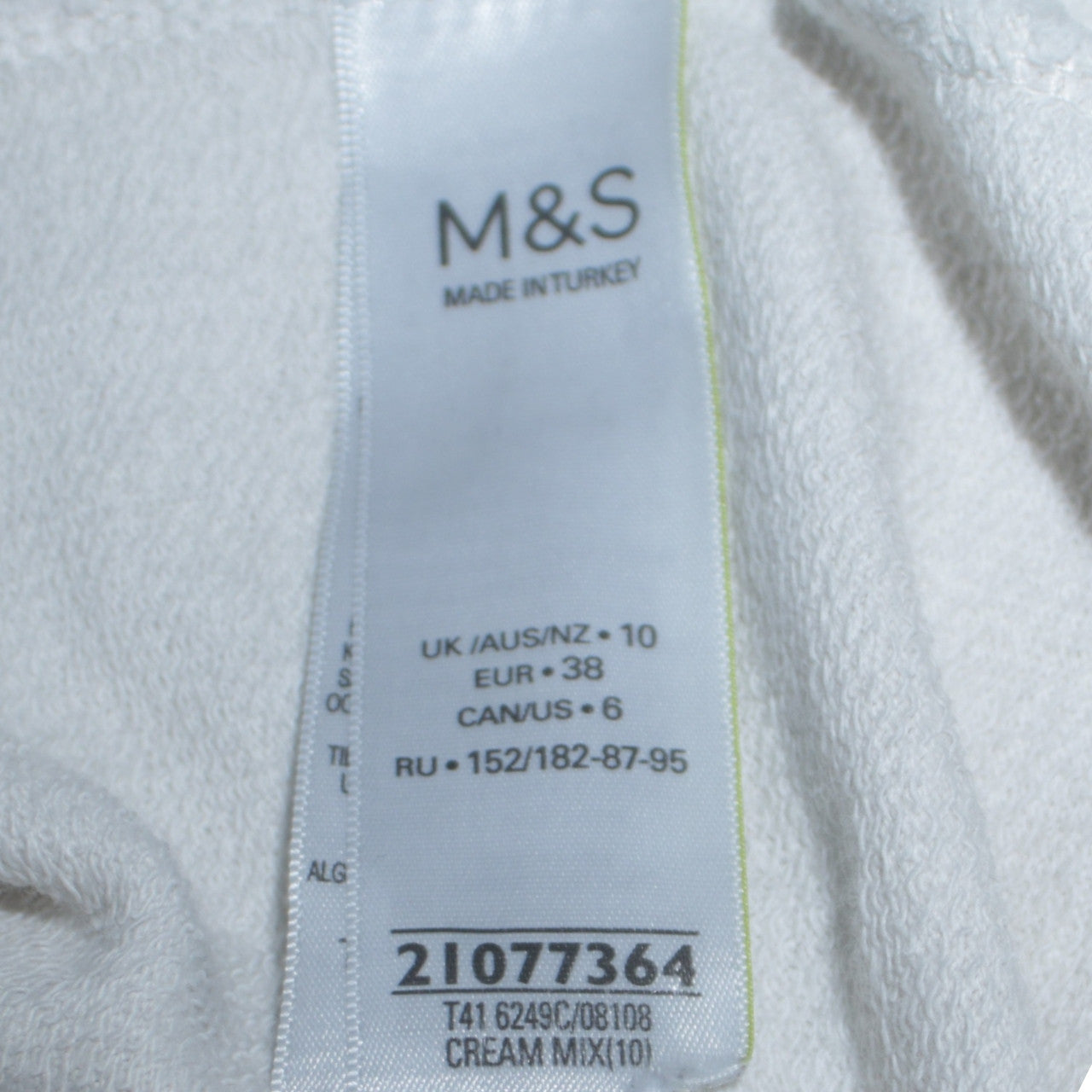 Marks and Spencer Women White Mickey Mouse Disney Sweatshirt Size 10