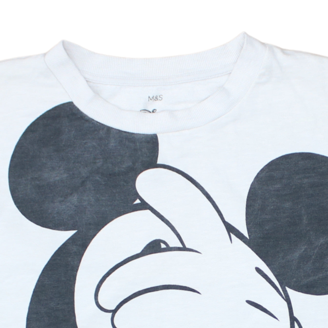 Marks and Spencer Women White Mickey Mouse Disney Sweatshirt Size 10