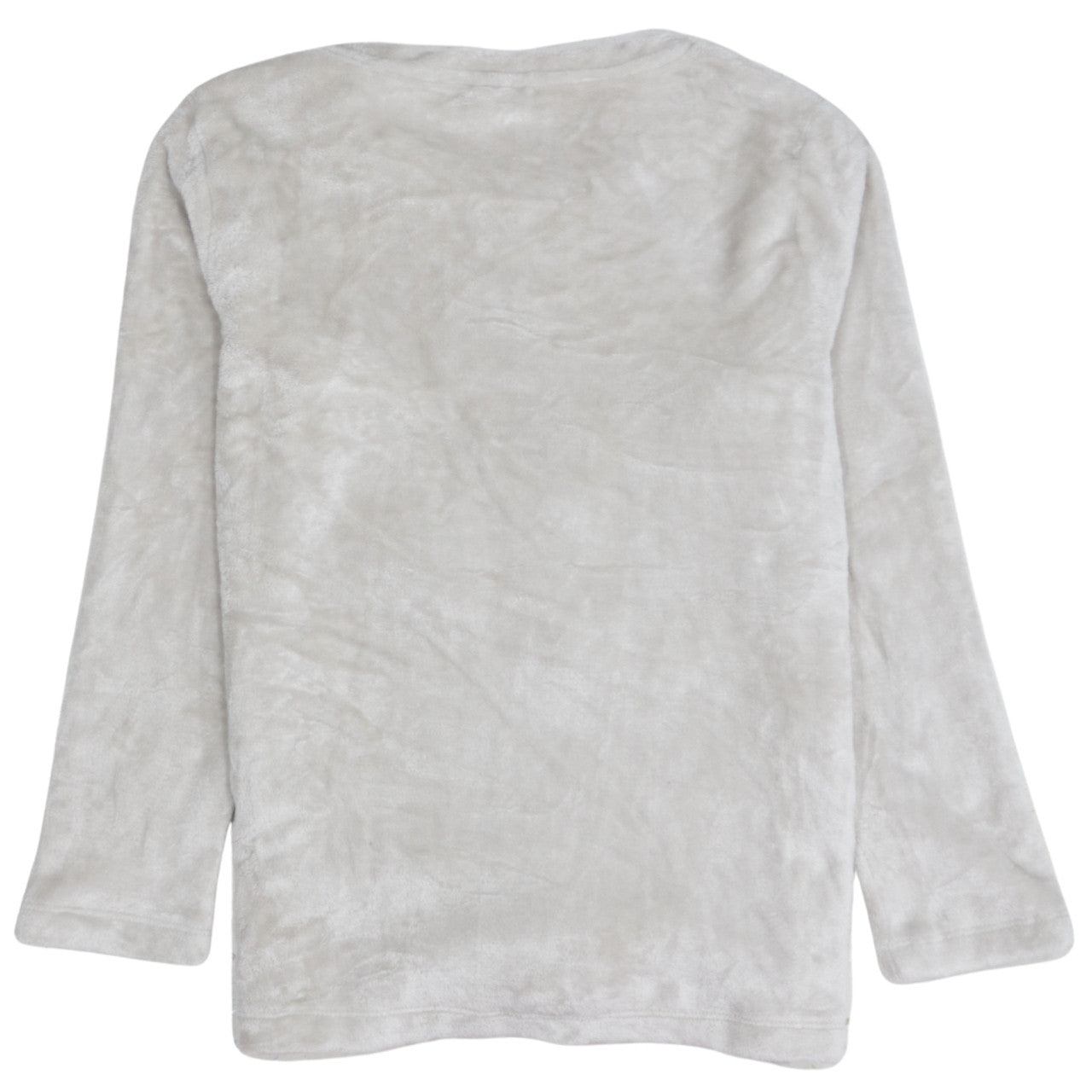 Disney Women Grey Thumper Fleece Long Sleeve Pyjama Top Size 8-10