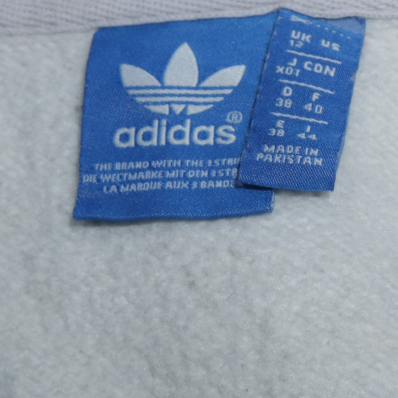 Adidas Originals Womens Grey Full Zip Hoodie Size 12