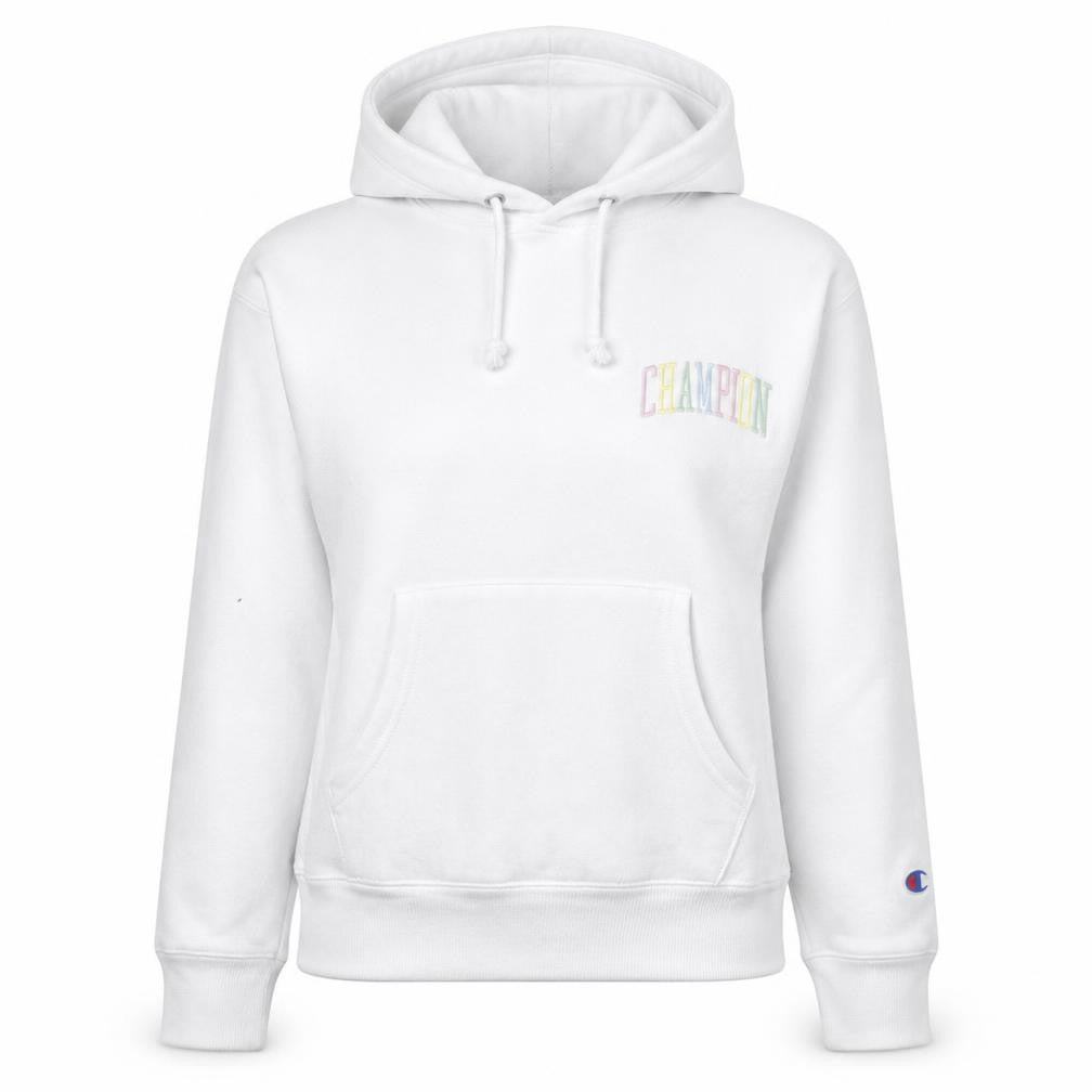 Champion Womens White XS Reverse Weave Pullover Hoodie