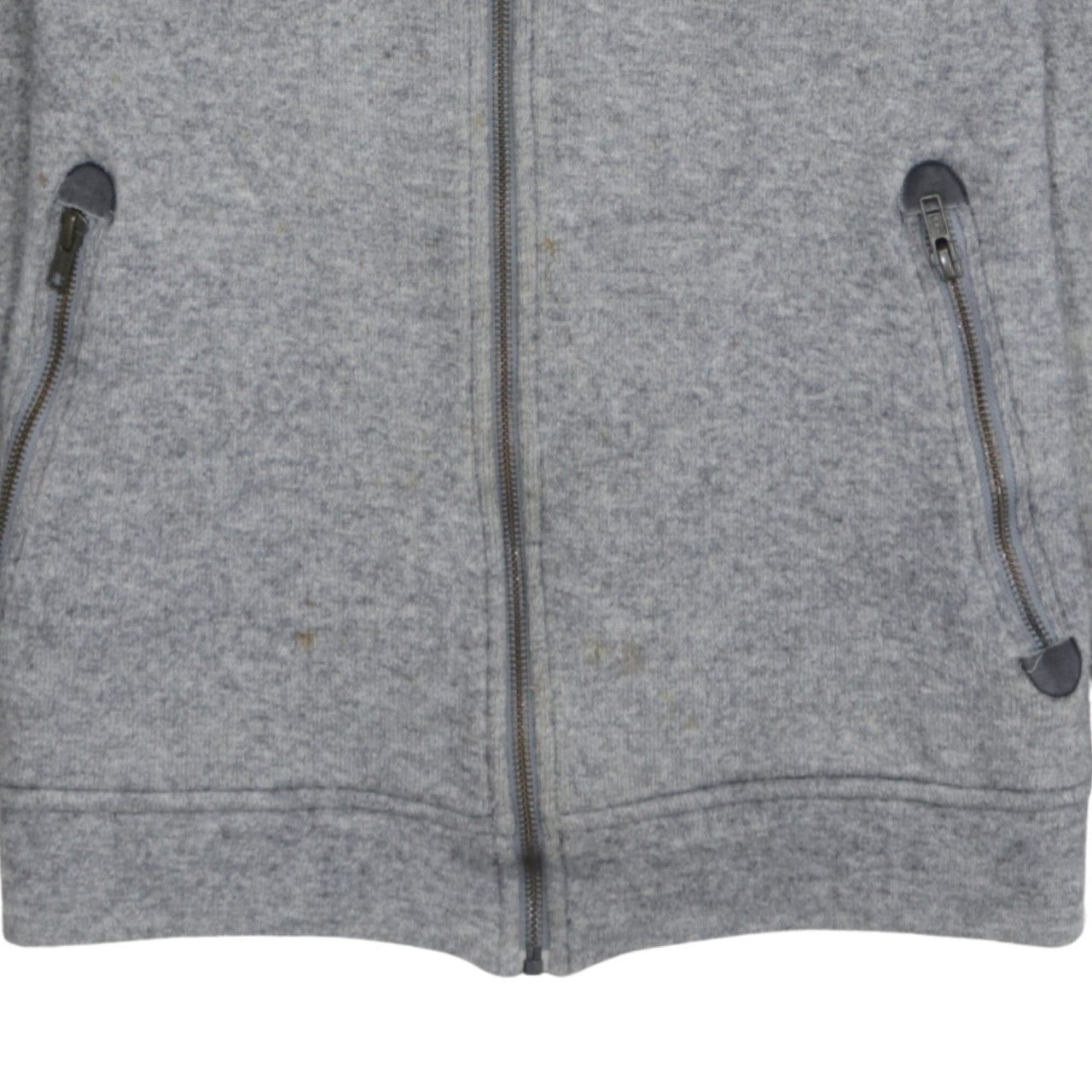 Lacoste Men's Grey Full Zip Fleece Sweatshirt XL