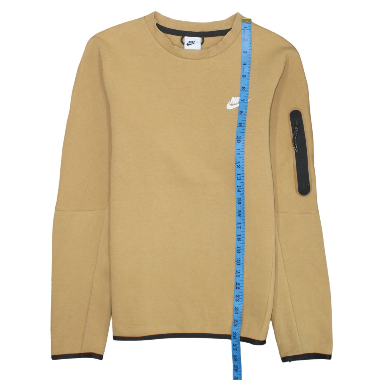 Nike Men’s Beige Crew Neck Pullover Sweatshirt Small