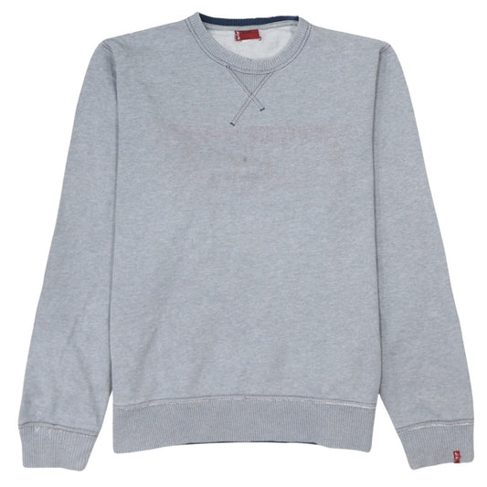 Levi's Men's Grey Crew Neck Pullover Sweatshirt Medium