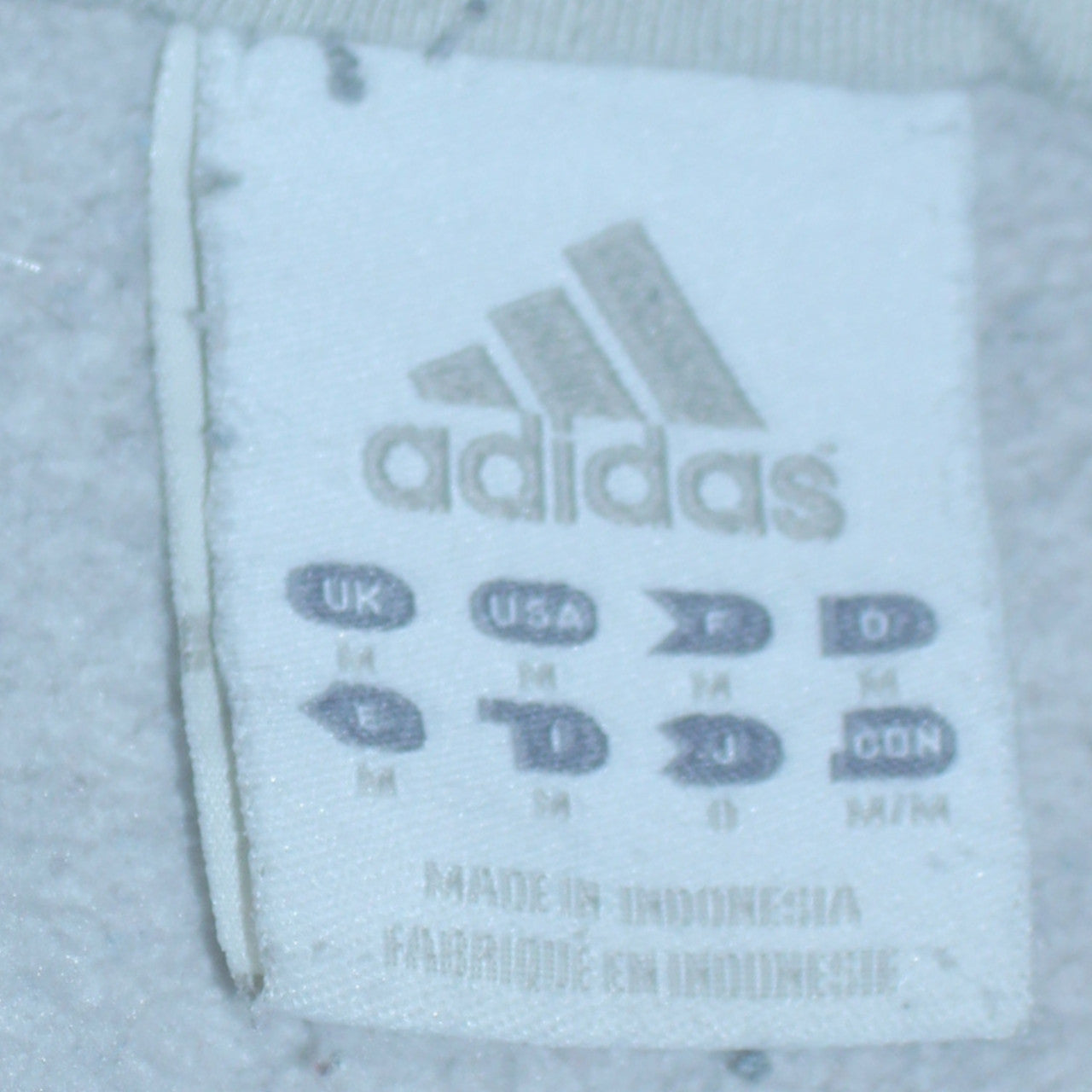 Adidas Men's Blue Pullover Hoodie Medium Graphic Logo Sportswear