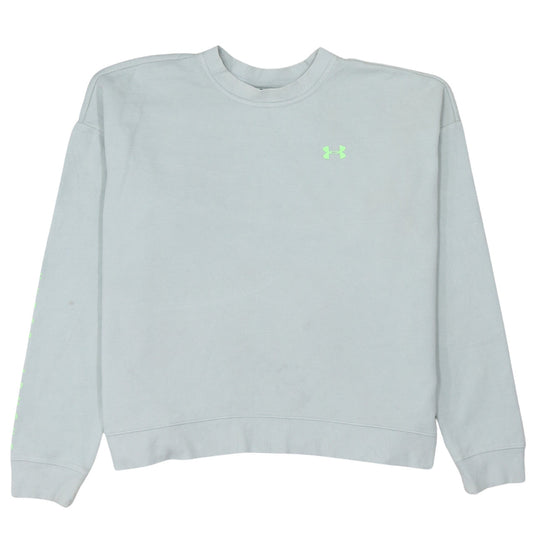 Under Armour Women’s Grey Pullover Sweatshirt Medium Loose Fit