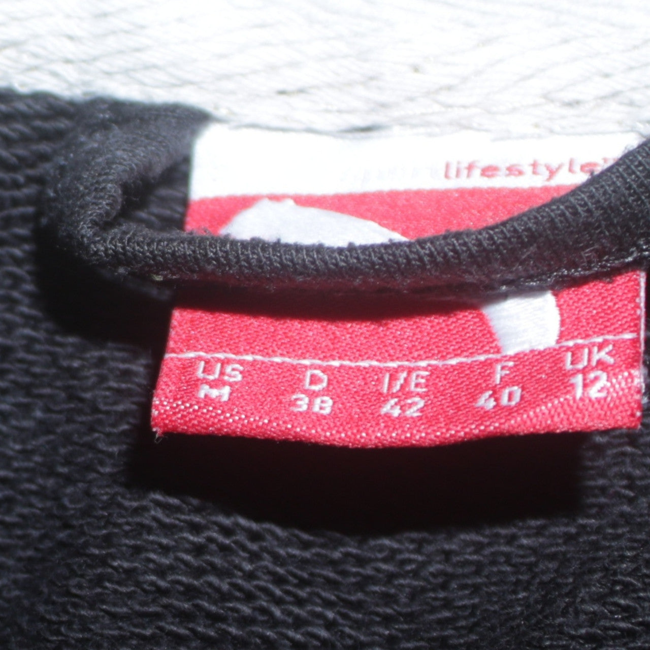Puma Women's Black Hoodie Size 12 Pullover Hooded Sweatshirt