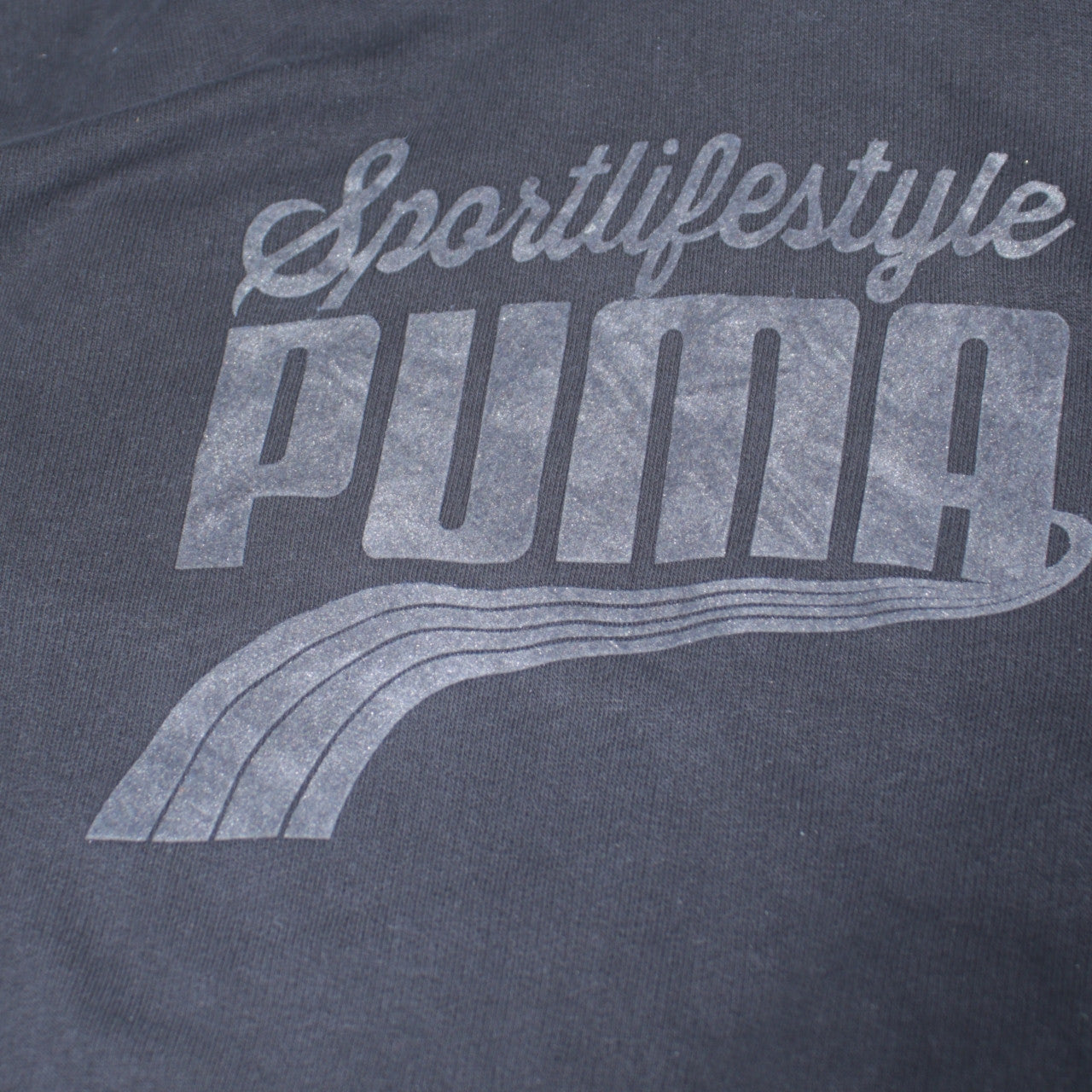 Puma Women's Black Hoodie Size 12 Pullover Hooded Sweatshirt
