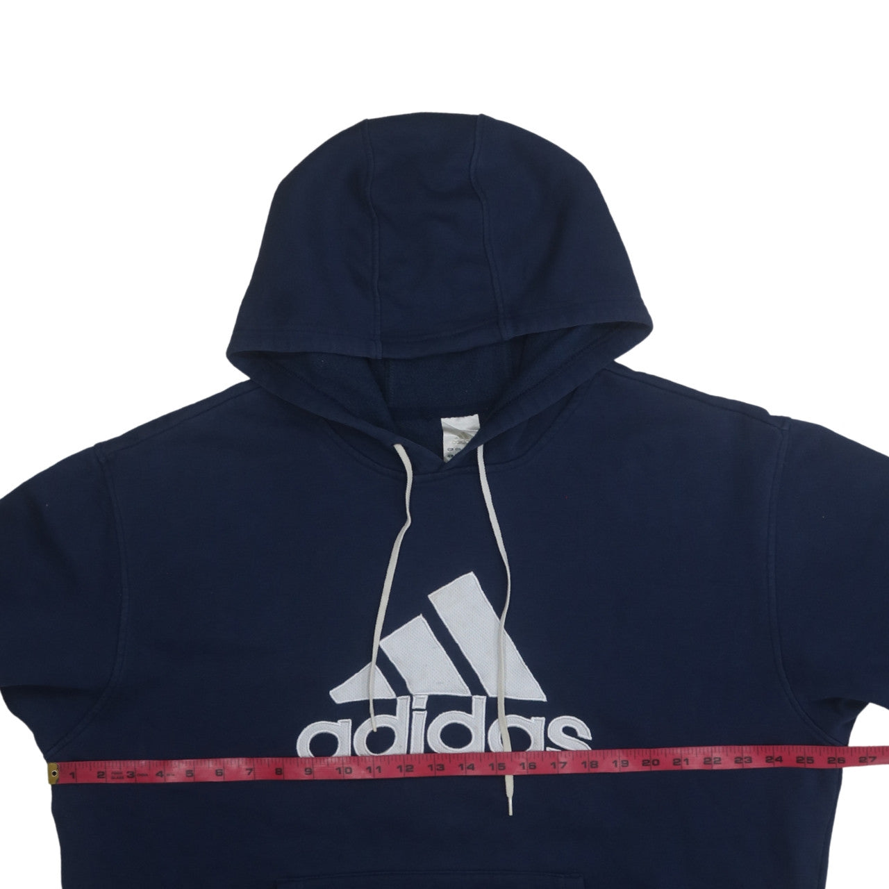 Adidas Men's Blue Pullover Hoodie Size M Sports Fleece Sweatshirt