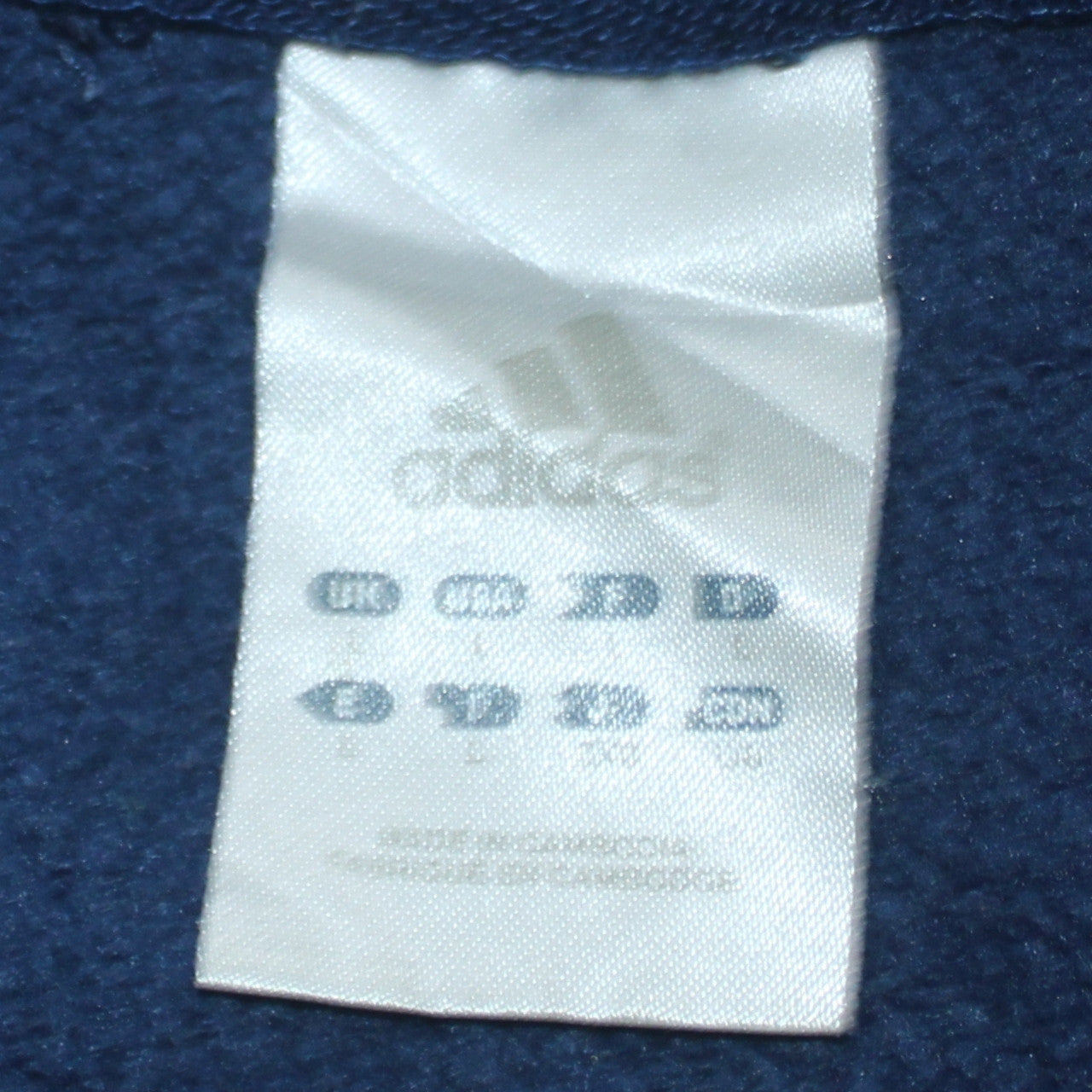 Adidas Men's Blue Pullover Hoodie Size M Sports Fleece Sweatshirt