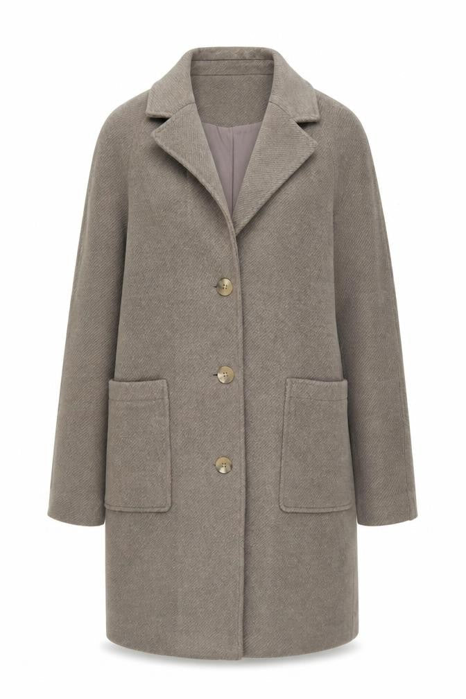 Marks & Spencer Women Brown Mid-Length Overcoat Size 12