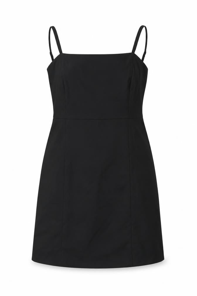 Monki Women's Black Size 14 Slip Dress Knee Length Summer