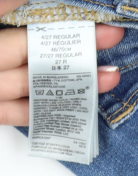 GAP Women’s Blue Stretch Denim Jegging Jeans Size 4 Regular