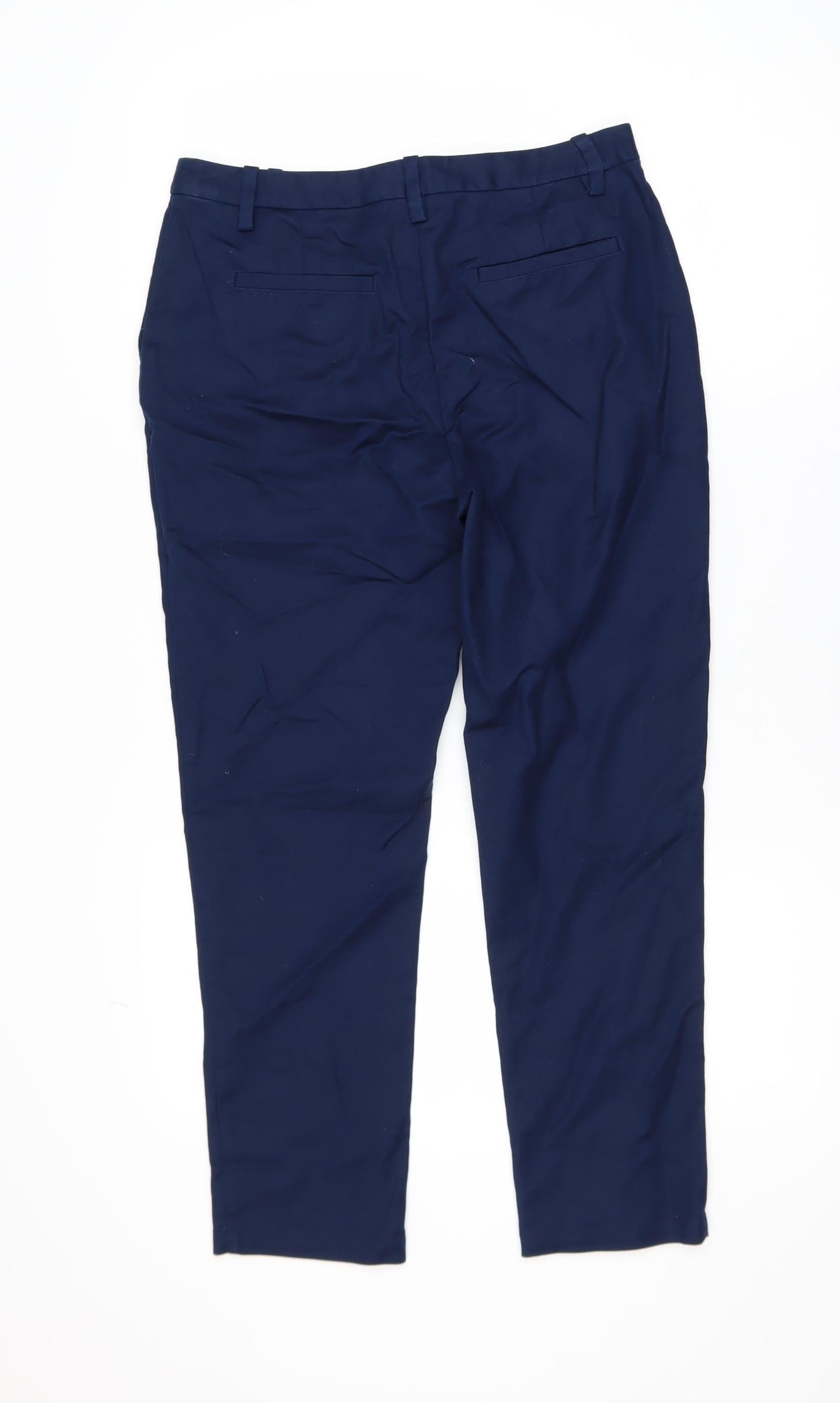 Crew Clothing Company Men's Blue Slim Chino Trousers M