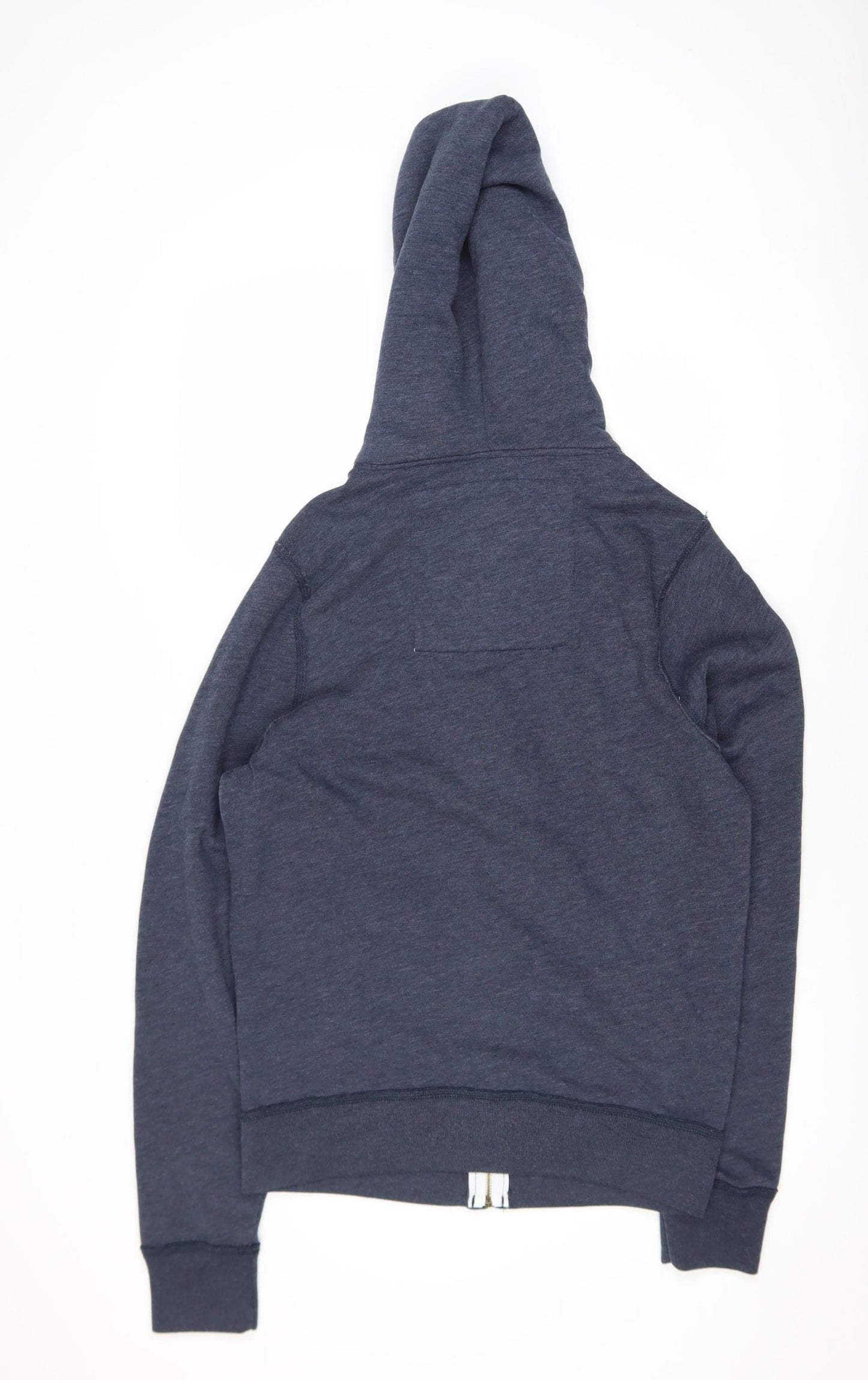 Hollister Men's Blue XL Full Zip Hooded Basic Activewear Jacket