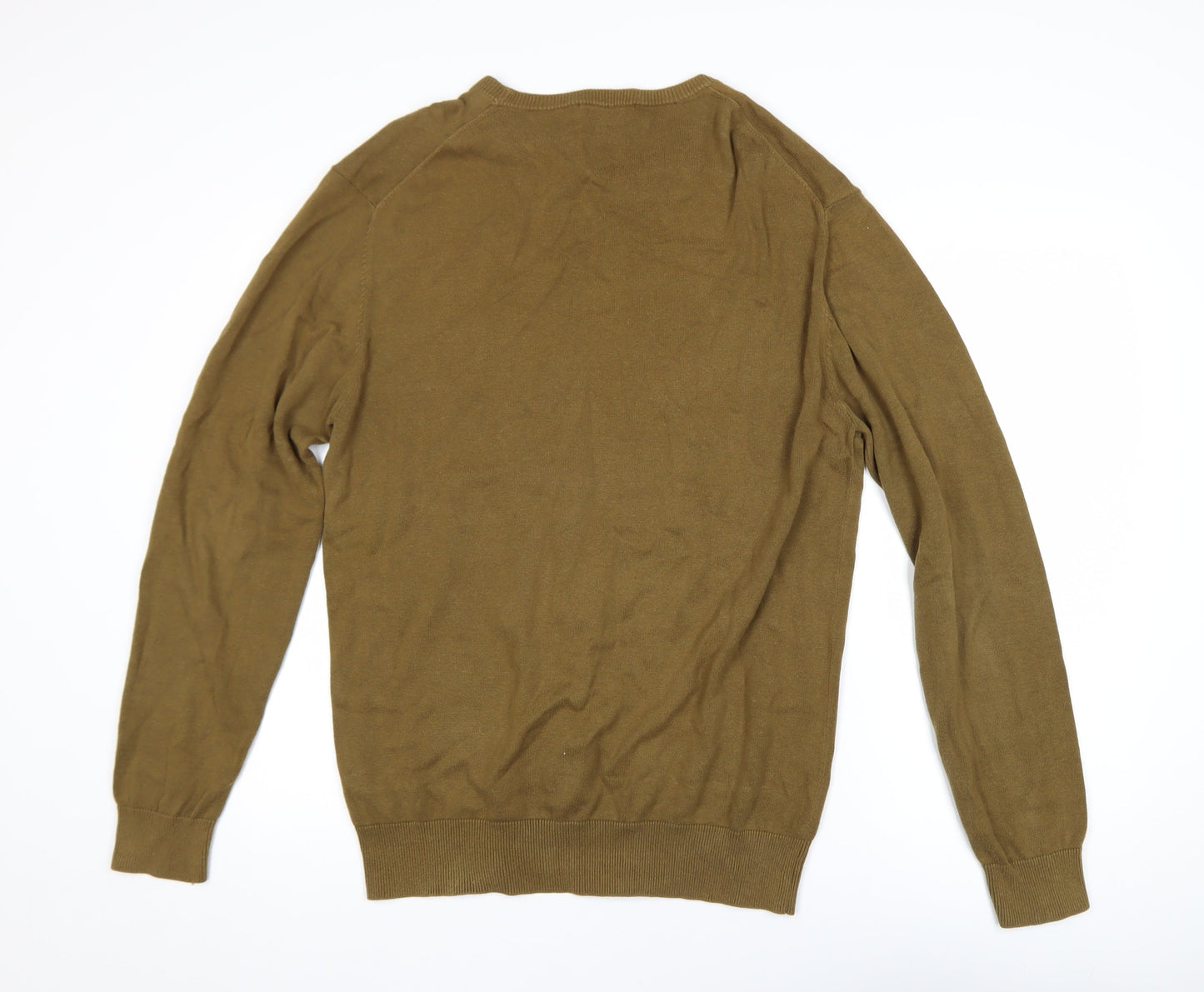 French Connection Women’s Brown Cotton Crew Neck Jumper L