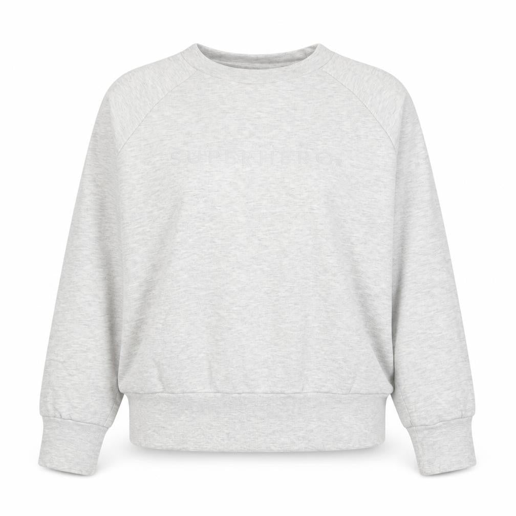 Sweaty Betty Women Grey Cotton Blend Pullover Sweatshirt M