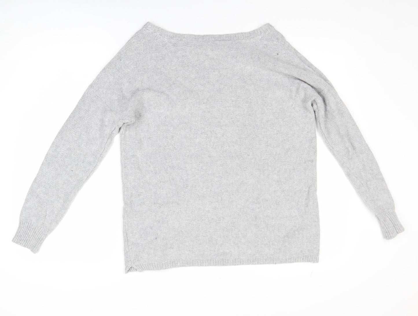 Crew Clothing Co. Women’s Grey Cable-Knit Jumper Size 10