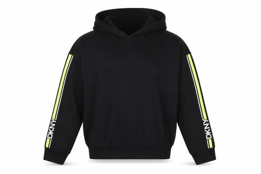 DKNY Men's Black XXL Sport Track Jacket with Hoodie