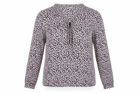 Kaffe Womens Multicoloured Viscose Floral Long Sleeve Blouse Size 10