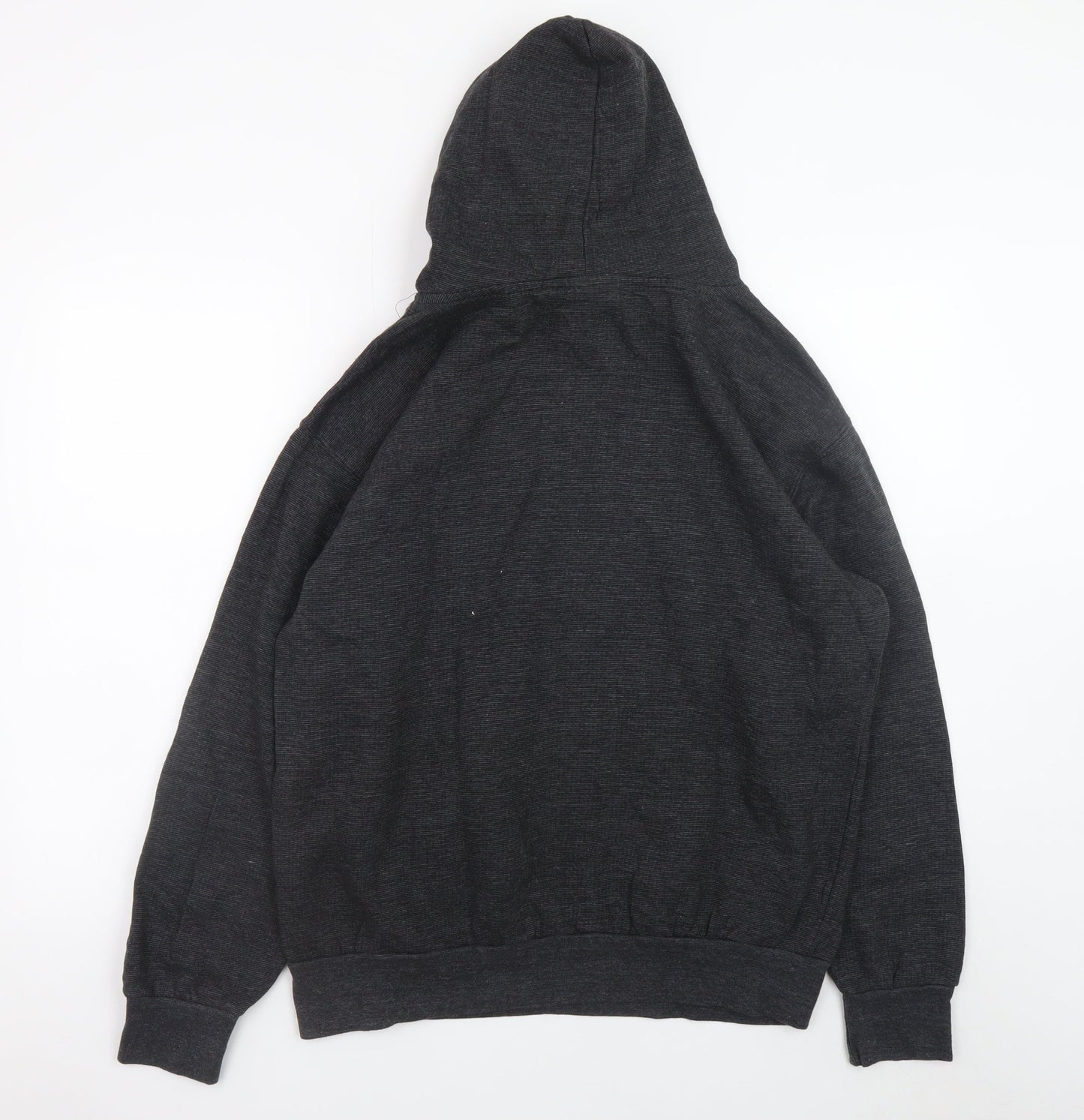 MV Sport Men's Black L Pullover Hoodie Montauk Graphic Fleece Sweatshirt
